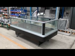 상점 상자 냉장고 상단 슬라이딩 유리 문과 초대형 유리 창문