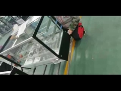 정면 직선 유리 테이블 톱 케이크 쇼케이스 환기 냉각 시스템