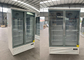 R290 Self Contained Insulated White Merchandiser Freezer With Swing Glass Door
